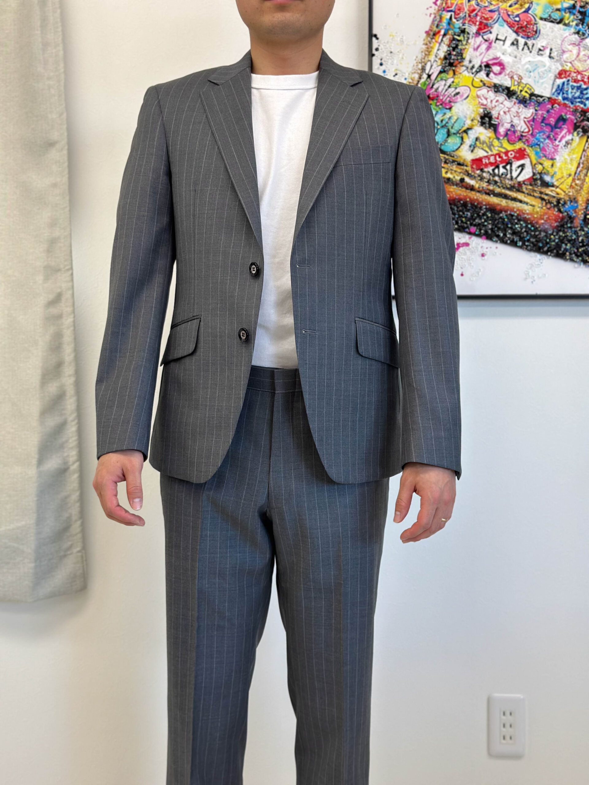 相撲・元力士体型のスーツ選び｜厚い胸板と太い首を活かす採寸術