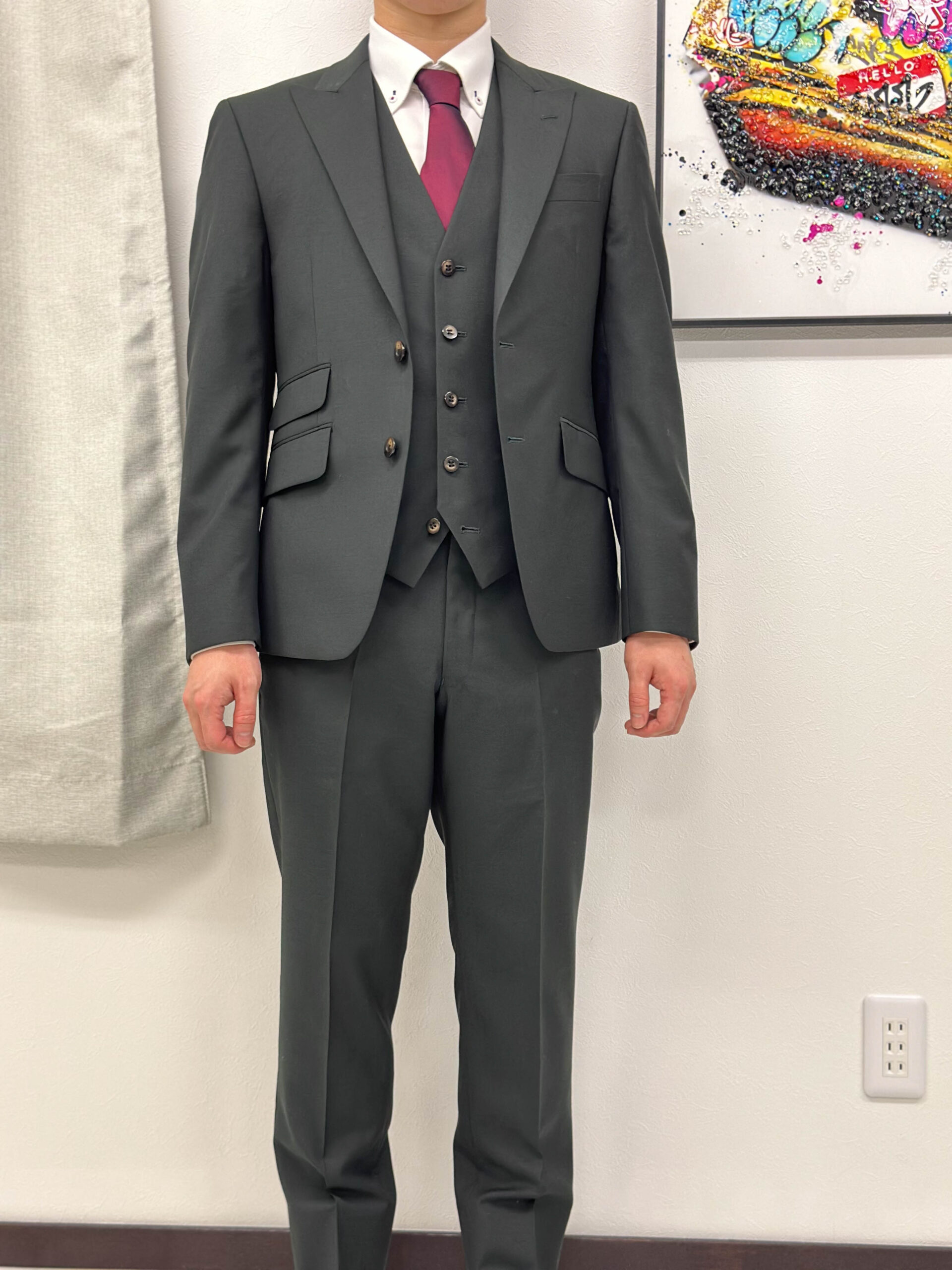消防士・自衛官のスーツが入らない｜鍛えた体を活かす仕立て